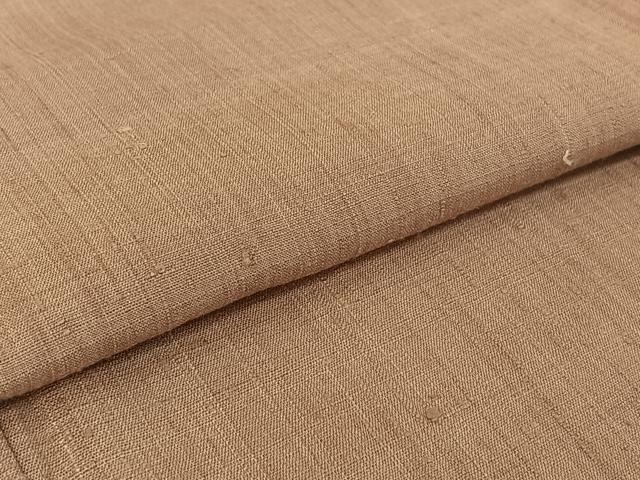 平和屋着物▽本場結城紬 重要無形文化財 単衣 霞文 正絹 逸品 AABG7004jh