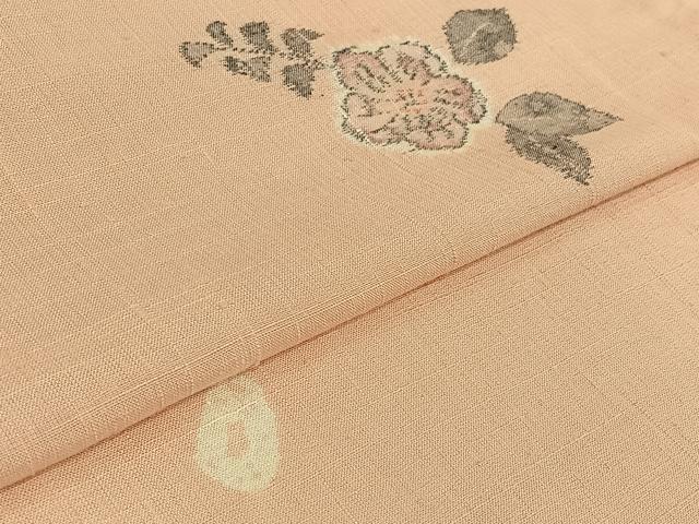 平和屋着物▽上質な紬 単衣 辻が花 正絹 逸品 AABG7005jh