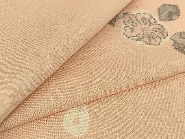 平和屋着物▽上質な紬 単衣 辻が花 正絹 逸品 AABG7005jh