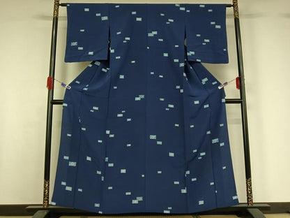 平和屋着物▽上質な小紋 単衣 宝づくし 正絹 逸品 AABG7015jh