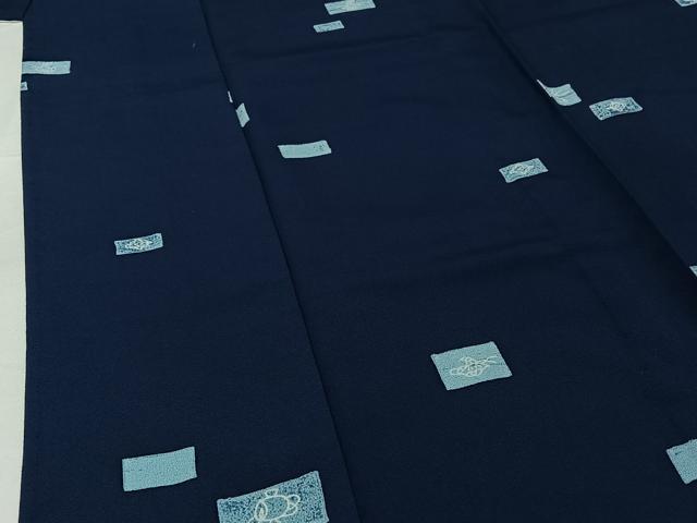 平和屋着物▽上質な小紋 単衣 宝づくし 正絹 逸品 AABG7015jh
