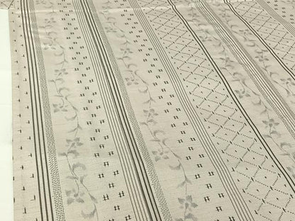平和屋着物▽上質な紬 単衣 花間道 正絹 逸品 AABG7033jh