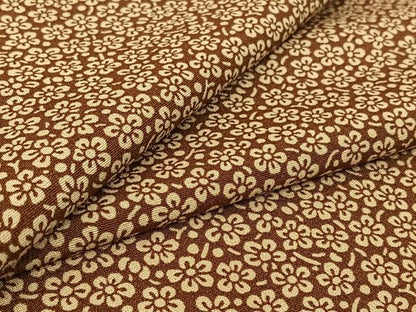 平和屋着物▽上質な小紋　単衣　花づくし文　正絹　逸品　AABG7042jh