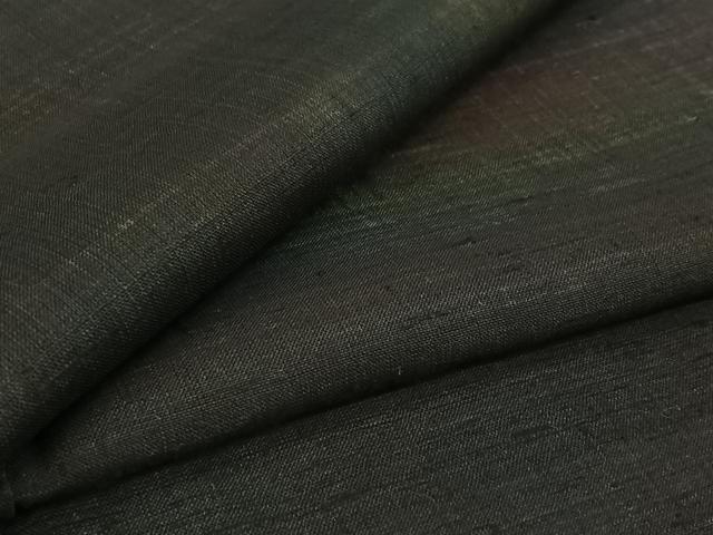 平和屋着物▽上質な紬 単衣 霞文 正絹 逸品 AABG7044jh