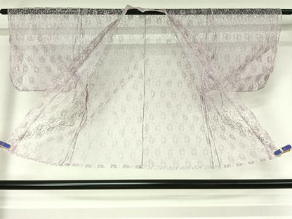 平和屋着物▽羽織 スリーシーズン 春夏秋 塵除け オーガンジー 草花文 AABG7064jh