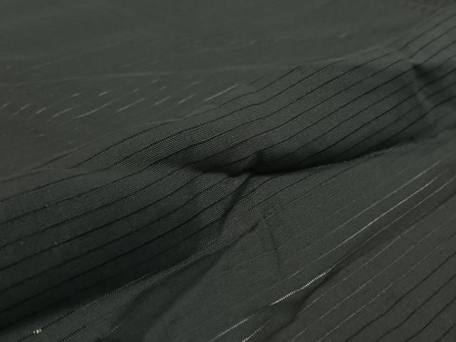 平和屋着物▽男性　羽織　黒紋付　暗黒色　正絹　逸品　AABG7080jh
