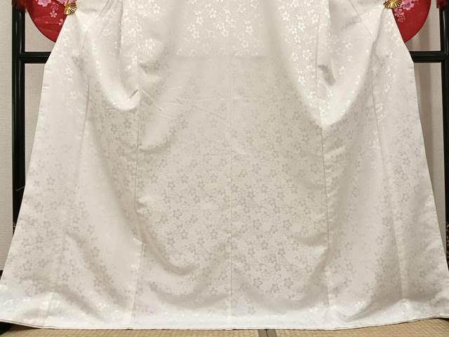 平和屋着物●小振袖　二尺袖　舞花文　暈し染め　金彩　洗える着物　AABG7083ph