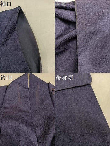 平和屋着物●訪問着　刺繍　松竹梅　風景文　金糸　正絹　逸品　AABG7095ph