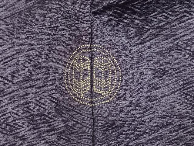 平和屋着物●訪問着　刺繍　松竹梅　風景文　金糸　正絹　逸品　AABG7095ph