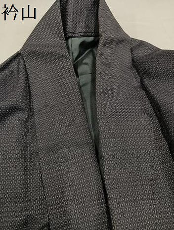 平和屋着物●男性　本場大島紬　100亀甲　総詰め　正絹　逸品　AABG7102ph