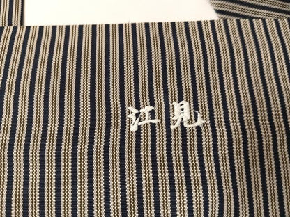 平和屋着物●男性　行灯袴　縞　正絹　逸品　AABG7104ph