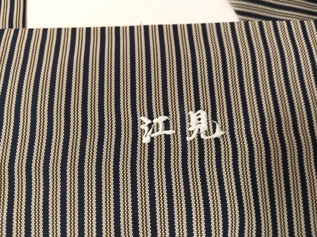 平和屋着物●男性　行灯袴　縞　正絹　逸品　AABG7104ph