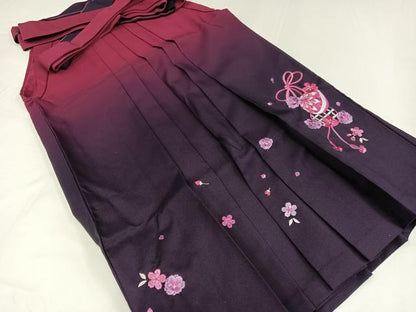平和屋着物●女性　行灯袴　刺繍　花毬文　洗える着物　AABG7107ph