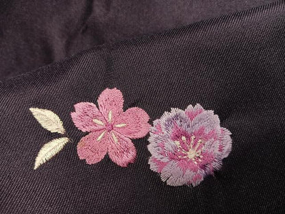 平和屋着物●女性　行灯袴　刺繍　花毬文　洗える着物　AABG7107ph