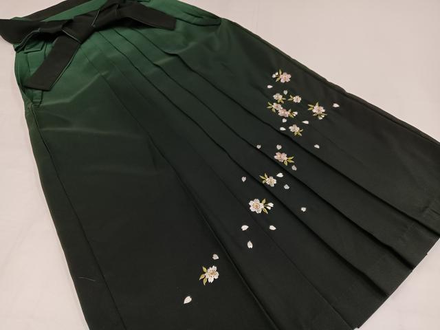 平和屋着物●女性　行灯袴　舞桜文　洗える着物　AABG7110ph