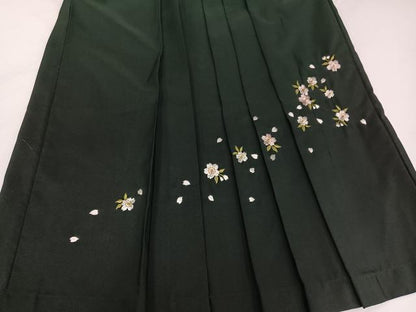 平和屋着物●女性　行灯袴　舞桜文　洗える着物　AABG7110ph