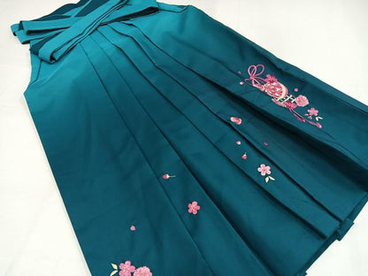 平和屋着物●女性　行灯袴　刺繍　薬玉　暈し染め　洗える着物　AABG7112ph