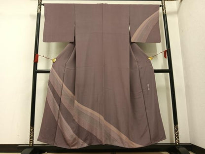 平和屋着物●野村秀男　江戸小紋　訪問着　吉祥文　正絹　逸品　AABG7116ph