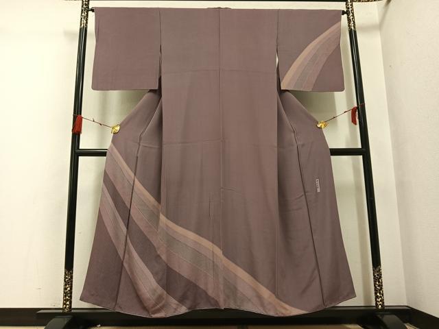 平和屋着物●野村秀男　江戸小紋　訪問着　吉祥文　正絹　逸品　AABG7116ph