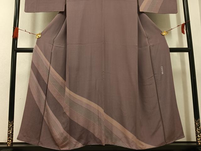 平和屋着物●野村秀男　江戸小紋　訪問着　吉祥文　正絹　逸品　AABG7116ph