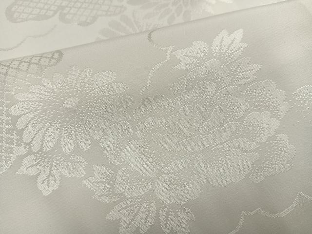 平和屋着物●長襦袢　袷　雲重ね草花地紋　正絹　逸品　未使用　AABG7118ph