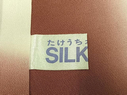 平和屋着物●巨匠　前田華清　手描き　訪問着　霞文　反端付き　正絹　逸品　AABG7134ph