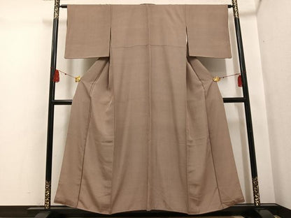 平和屋着物●江戸小紋　行儀　正絹　逸品　AABG7141ph