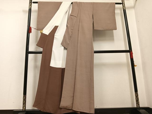 平和屋着物●江戸小紋　行儀　正絹　逸品　AABG7141ph