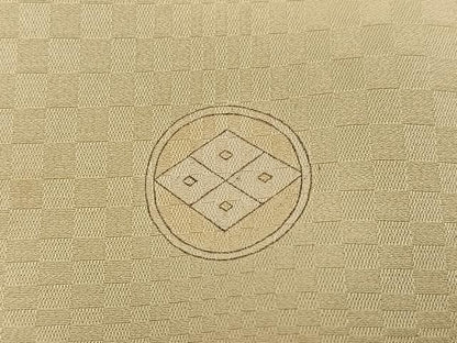 平和屋着物●訪問着　駒刺繍　舞蝶文　金銀糸　正絹　逸品　AABG7142ph