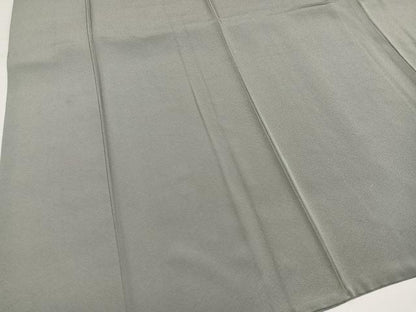 平和屋着物●上質な色無地　利休白茶色　正絹　逸品　AABG7144ph