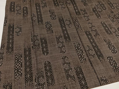 平和屋着物●本場大島紬　一元7マルキ　吉祥花間道　正絹　逸品　AABG7146ph