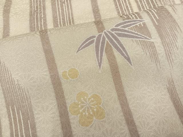 平和屋着物●訪問着　草花文　やまと誂製　正絹　逸品　AABG7148ph