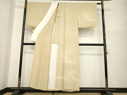 平和屋着物▽訪問着 単衣 霞文 正絹 逸品 AABG7209ck