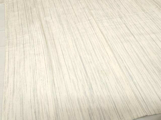 平和屋着物▽上質な小紋 単衣 紬地 霞文 正絹 逸品 未使用 AABG7226ck