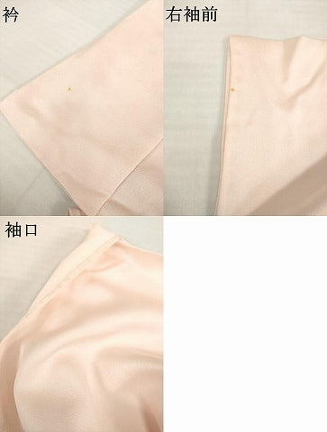 平和屋着物▽訪問着　単衣　中国三大刺繍　相良刺繍　花文箱文　正絹　逸品　AABG7267ck