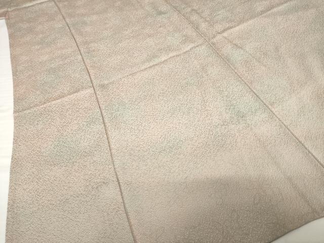 平和屋着物▽上質な小紋 単衣 霞文 三越扱い 正絹 逸品 AABG7268ck