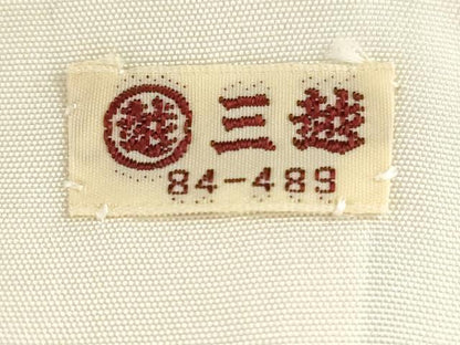 平和屋着物▽上質な小紋 単衣 霞文 三越扱い 正絹 逸品 AABG7268ck