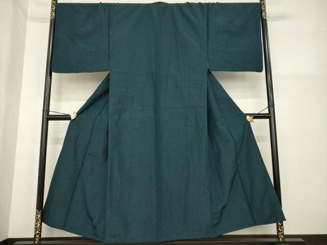 平和屋着物▽男性 単衣 色無地 褐返し色 正絹 逸品 AABG7271ck