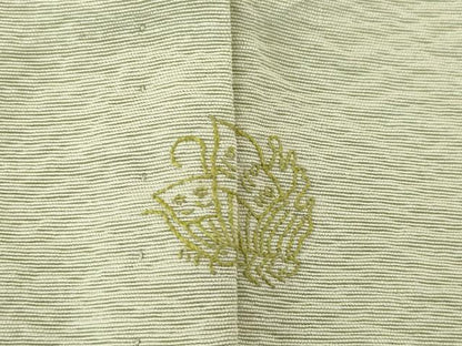 平和屋着物▽豪華色留袖 単衣 総刺繍 舞花文 金糸 正絹 逸品 AABG7273ck