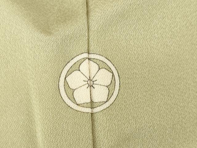 平和屋着物▽訪問着 単衣 駒刺繍 立波御所車花文 暈し染め 金彩 正絹 逸品 AABG7275ck