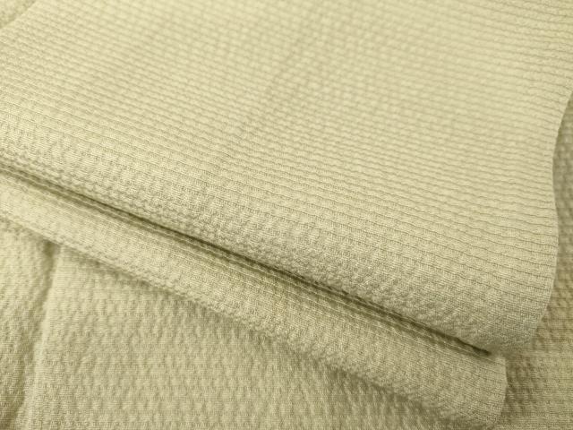 平和屋着物▽上質な色無地　単衣　空五倍子色　正絹　逸品　AABG7277ck