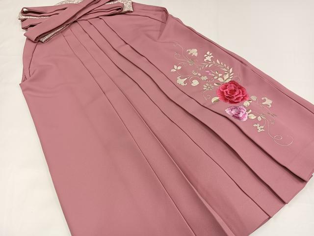平和屋着物●ファッションブランド　hiromichi nakano　ヒロミチナカノ　女性　行灯袴　刺繍　草花文　金糸　洗える着物　AABG7291ph