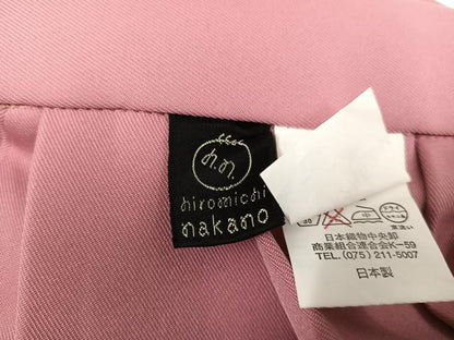 平和屋着物●ファッションブランド　hiromichi nakano　ヒロミチナカノ　女性　行灯袴　刺繍　草花文　金糸　洗える着物　AABG7291ph