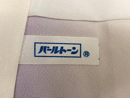 平和屋着物●訪問着　友禅　草花文　暈し染め　金彩　正絹　逸品　AABG7302ph