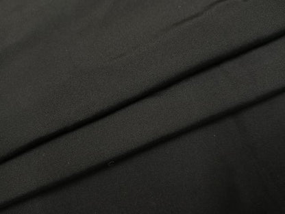 平和屋着物●男性　黒紋付・羽織セット　正絹　逸品　AABG7317ph