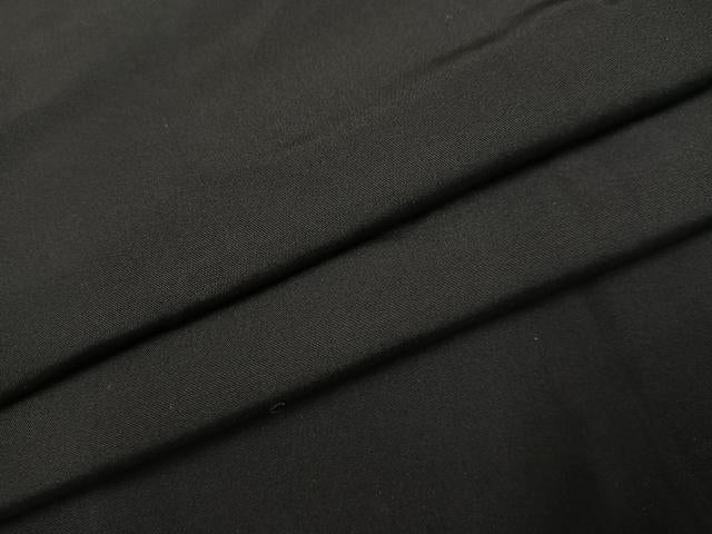 平和屋着物●男性　黒紋付・羽織セット　正絹　逸品　AABG7317ph