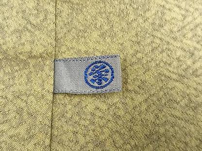 平和屋着物●訪問着　草花舞蝶文　金彩　正絹　逸品　AABG7318ph