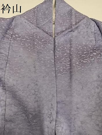 平和屋着物●上質な色無地　唐草地紋　蘇色　正絹　逸品　AABG7324ph