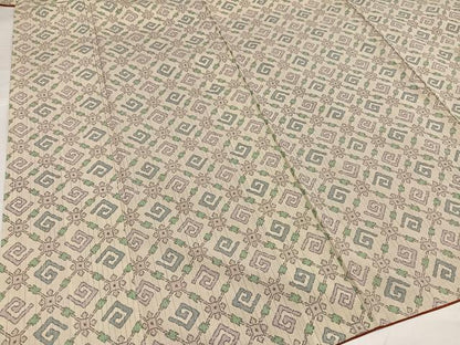 平和屋着物●上質な紬　蜀江文　正絹　逸品　未使用　AABG7358ph