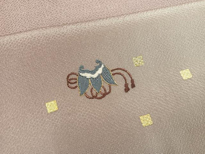 平和屋着物●訪問着　刺繍　宝尽くし　暈し染め　鬼しぼ縮緬　正絹　逸品　AABG7360ph